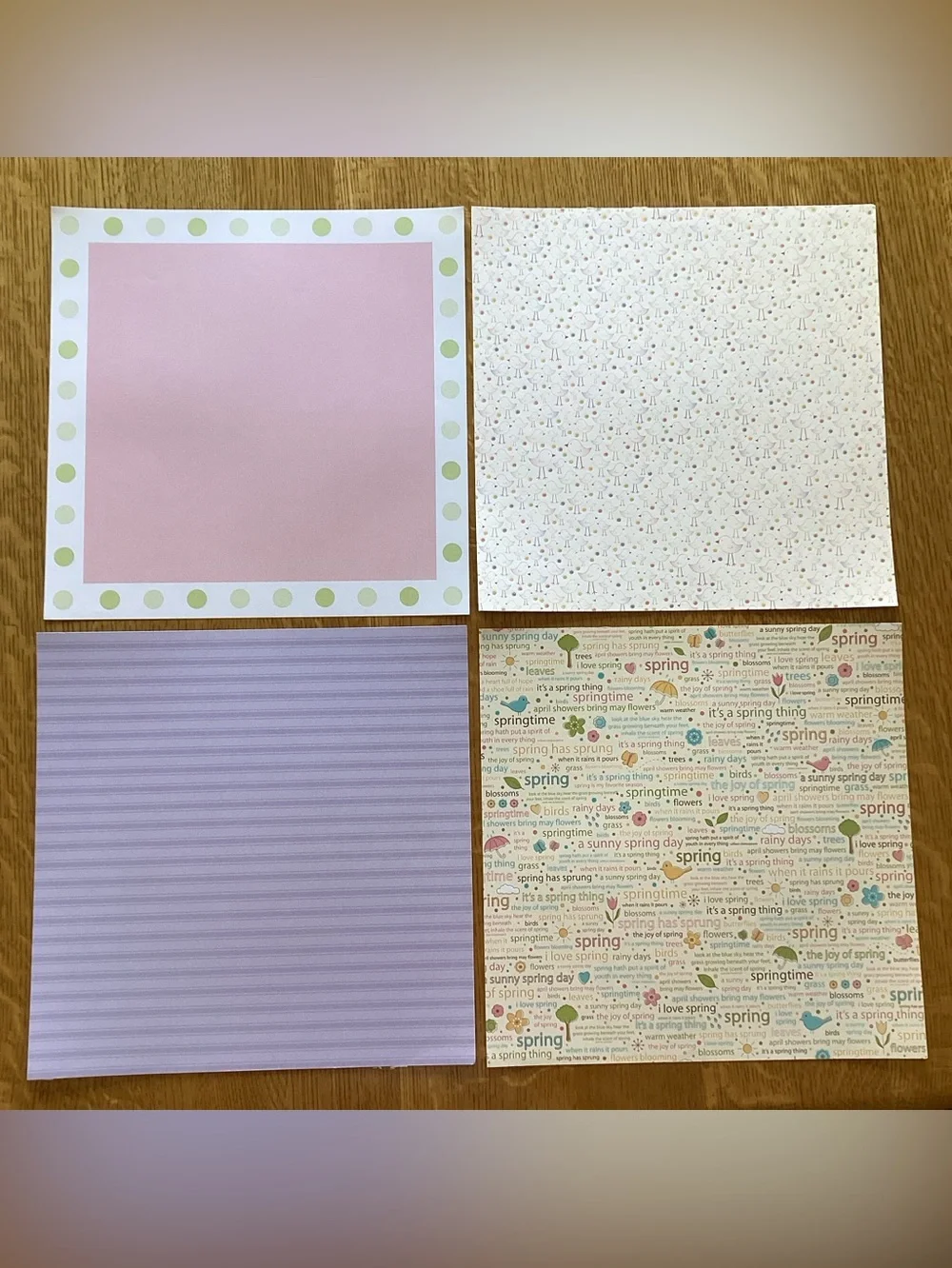 50 Sheets Mixed Lot of 12 x 12 Scrapbook Paper, No Repeats, Lot I